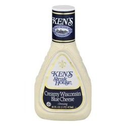 Ken's Steak House Steak House Creamy Wisconsin Blue Cheese Dressing 16 fl oz