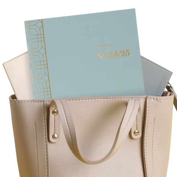 slide 4 of 10, 2024-2026 Cambridge Workstyle Monthly 2-Year Academic Planner, 3-1/2"" X 6-1/4"", Mellow Frost, July 2024 To June 2026, 1606-021A-46, 1 ct