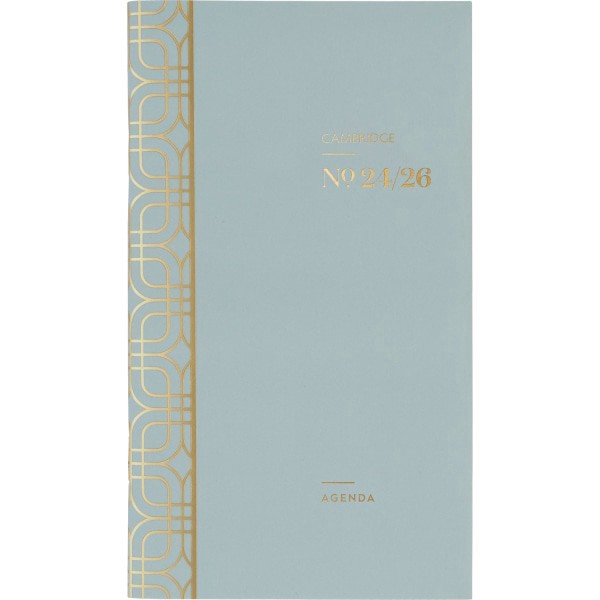 slide 6 of 10, 2024-2026 Cambridge Workstyle Monthly 2-Year Academic Planner, 3-1/2"" X 6-1/4"", Mellow Frost, July 2024 To June 2026, 1606-021A-46, 1 ct