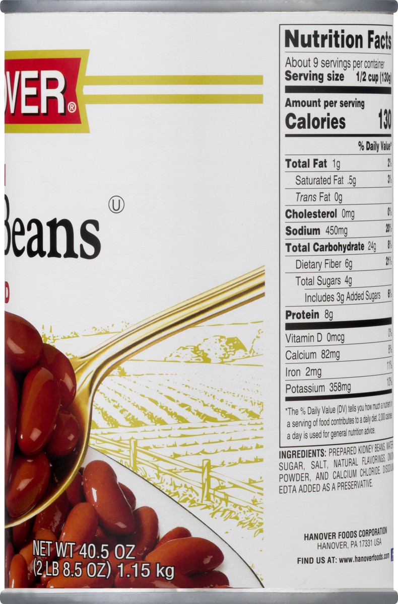 slide 10 of 12, Hanover Light Red Red Skin Kidney Beans 40 oz, 40 oz