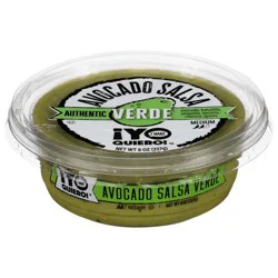 ¡Yo Quiero! Medium Avocado Salsa Verde 8 oz