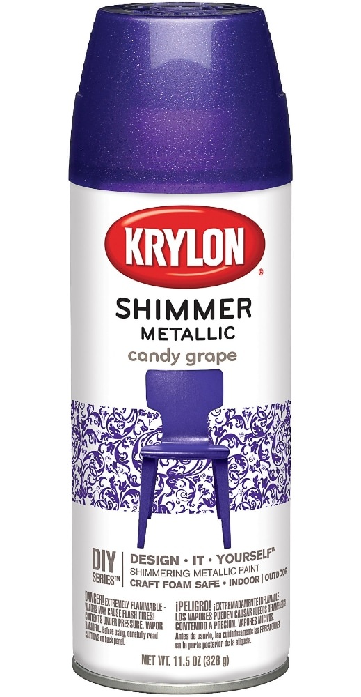 slide 1 of 1, Krylon Metallic Shimmer Paint - Candy Grape, 11.5 oz