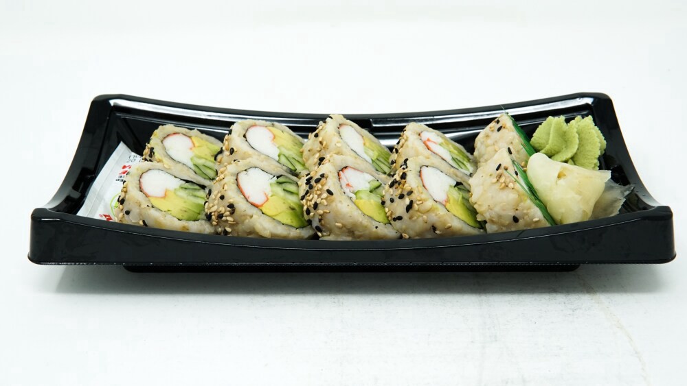 slide 2 of 3, Yummi Sushi Crab Stick Brown Rice California Roll - 7.6 OZ, 7.6 oz