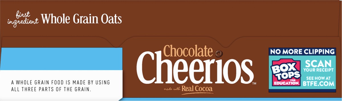 slide 8 of 9, Cheerios Chocolate Cheerios, Heart Healthy Cereal, Large Size, 14.3 OZ, 14.3 oz