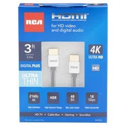 RCA Digital Plus Ultra Thin HDMI Cable