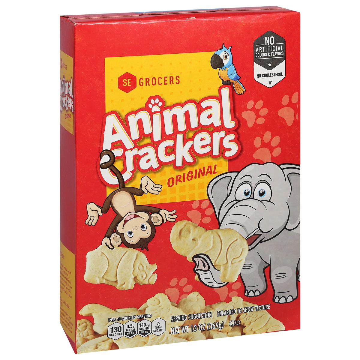 slide 4 of 9, SE Grocers  Animal Crackers, 13 oz