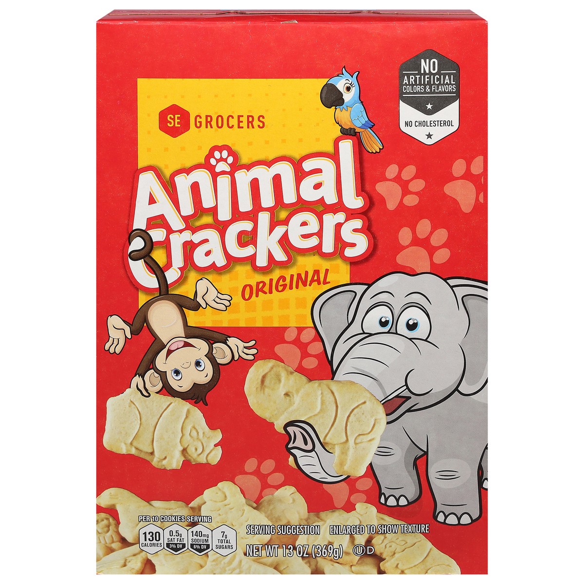 slide 1 of 9, SE Grocers  Animal Crackers, 13 oz