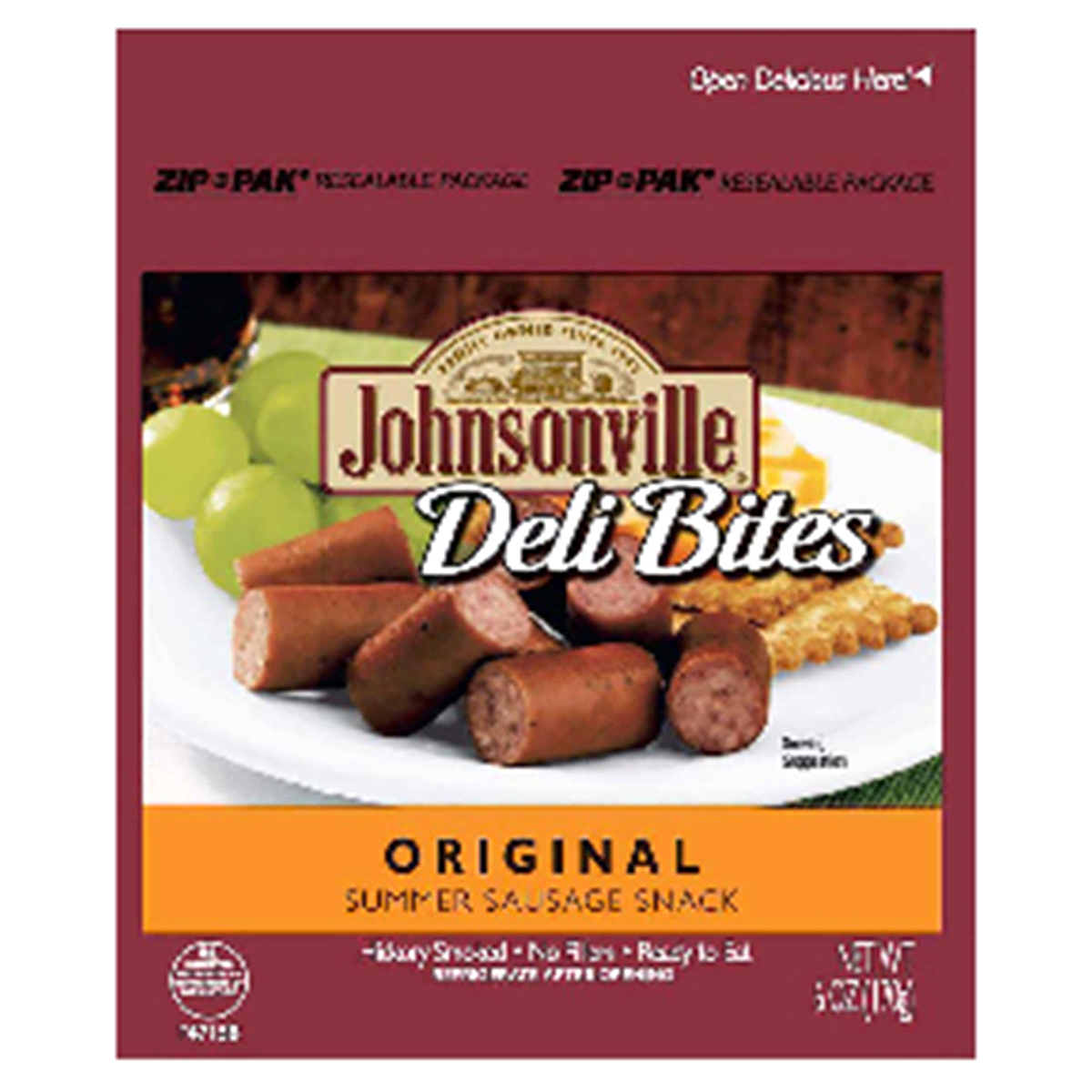 slide 1 of 3, Johnsonville Summer Sausage Snack 6 oz, 6 oz