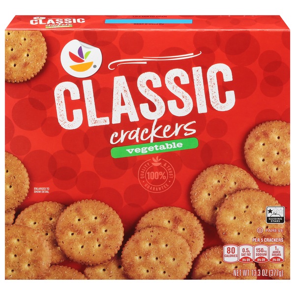 slide 1 of 1, Vegetable Classic Crackers, 13.3 oz
