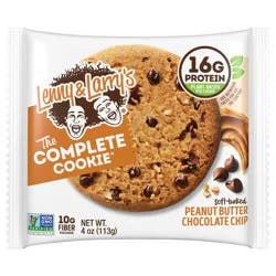 Lenny & Larry's The Complete Cookie, Peanut Butter Chocolate Chip- 4 oz