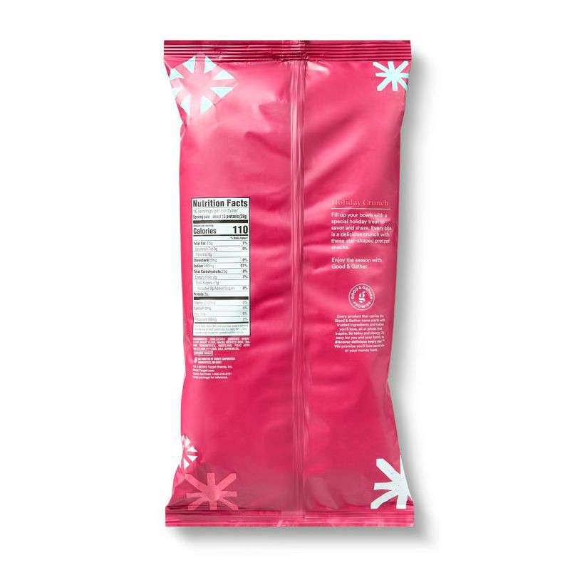 slide 2 of 4, Holiday Star/Snowflake Shaped Pretzels - 16oz - Good & Gather™, 16 oz