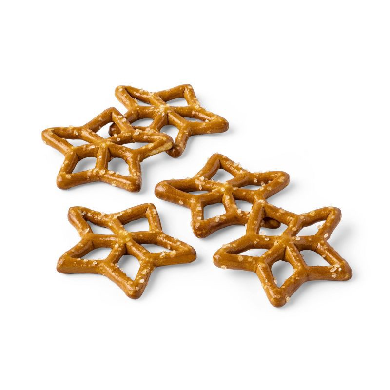 slide 3 of 4, Holiday Star/Snowflake Shaped Pretzels - 16oz - Good & Gather™, 16 oz