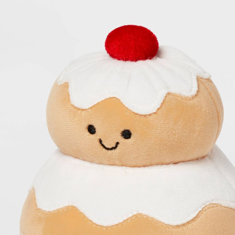 slide 3 of 3, Hanukkah Indoor Donut Fabric Stuffed Plush Figurine - Spritz™, 1 ct