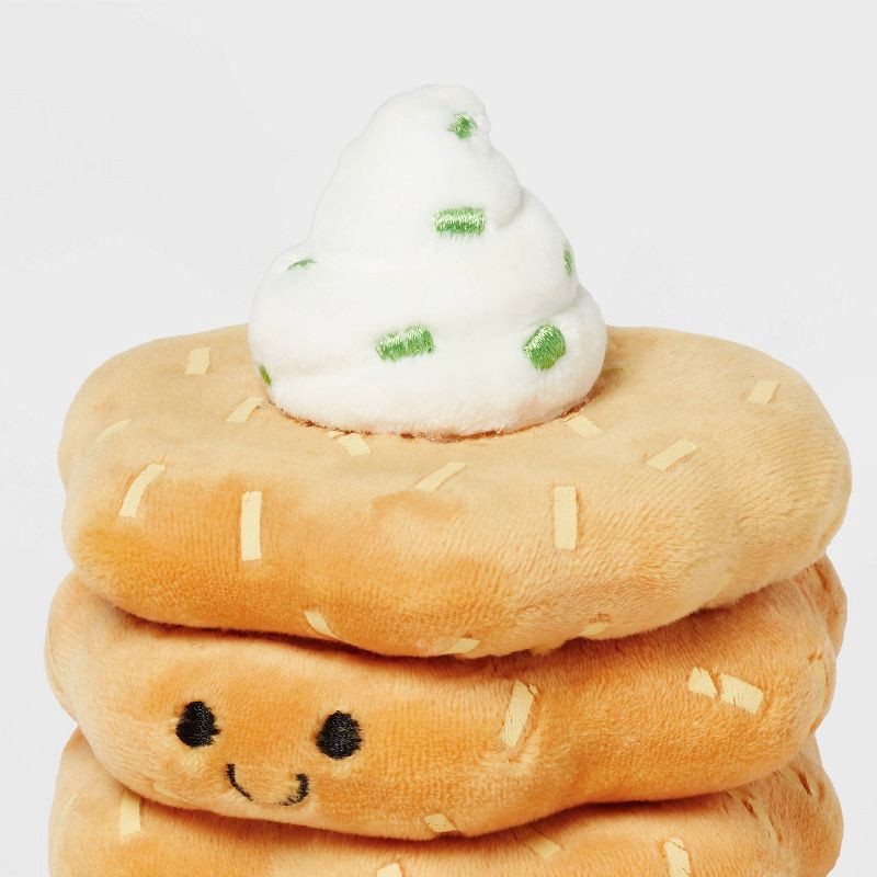 slide 3 of 3, Fabric Stuffed Plush Hanukkah Latke Figural - Spritz™, 1 ct