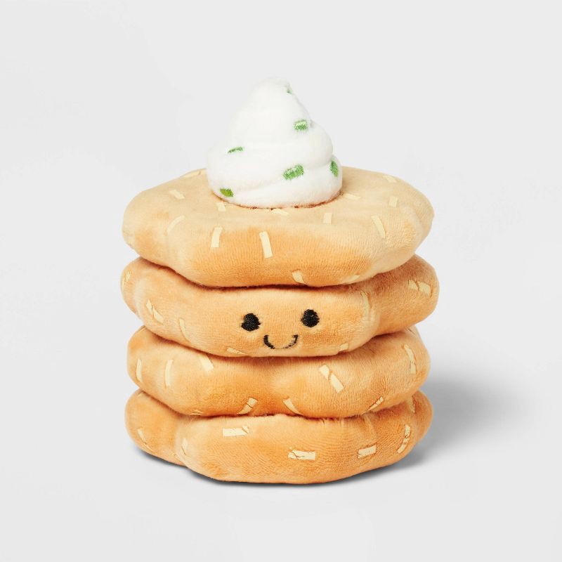 slide 1 of 3, Fabric Stuffed Plush Hanukkah Latke Figural - Spritz™, 1 ct