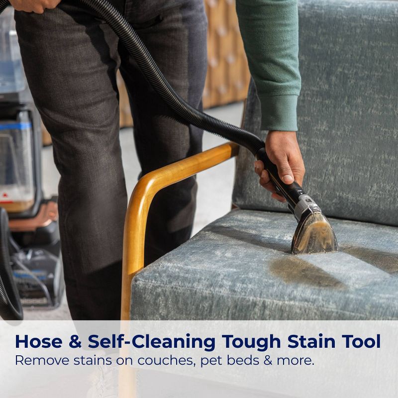 slide 7 of 7, BISSELL Revolution HydroSteam Pet Hair Pick-Up Carpet Cleaner 4120 20' 11" Cleaning Path, 1 ct