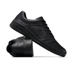Converse Adult Day One Court Sneakers - Triple Black M7/W8.5