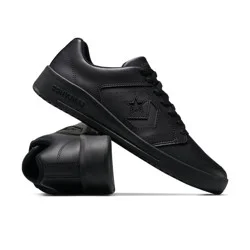 Converse Adult Day One Court Sneakers - Triple Black M9.5/W11