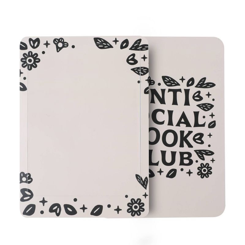 slide 1 of 3, iJoy 2pc Decal for Kindle Paper White 12Th Generation and Paper White Signature - Anti-Social Book Club, 2 ct