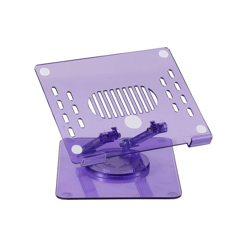 slide 8 of 8, Vivitar Acrylic Laptop Stand - Light Purple, 1 ct