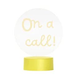 Gems On A Call Light Up Desk Sign: Touch Activated ABS LED Novelty Lamp