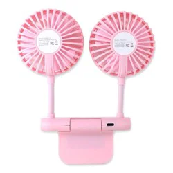 IJoy Cool Clip Pro Portable Fan - Pink: Rechargeable USB, ABS Material, 3 Speeds