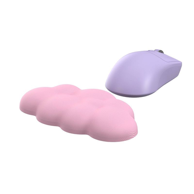 slide 2 of 3, Gems Cloud Mouse Wrist Rest - Light Pink, 1 ct