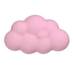 Gems Cloud Mouse Wrist Rest - Light Pink: Foam Non-Skid Base Keyboard Accessory
