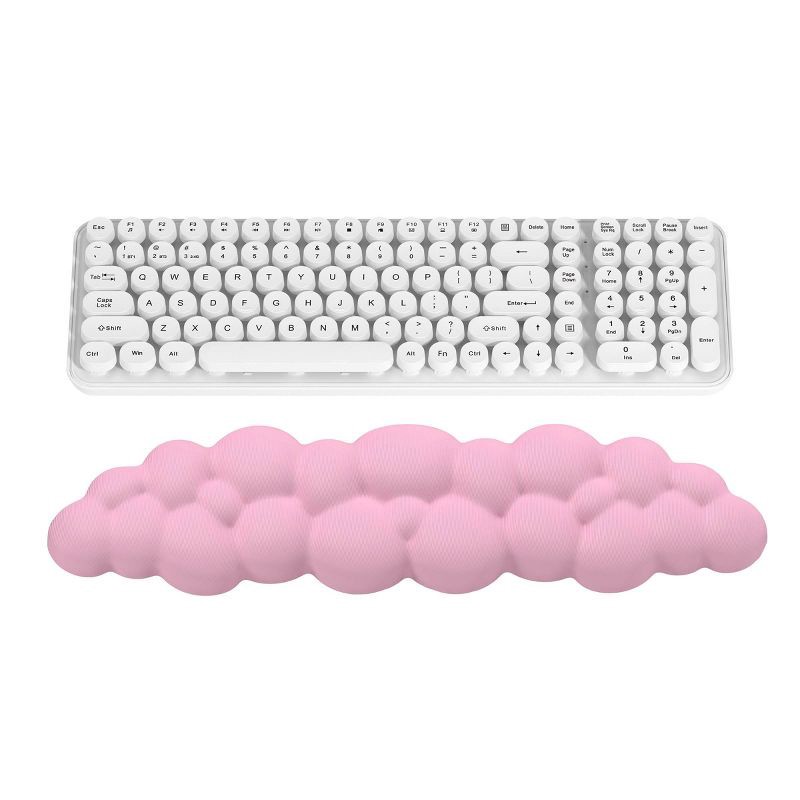 slide 3 of 3, Gems Cloud Keyboard Wrist Rest - Pink, 1 ct