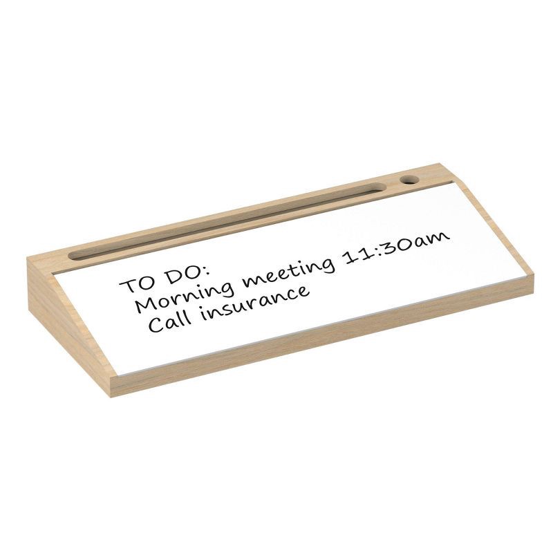 slide 2 of 3, North Desktop Wipe Board Organizer: Bamboo Desk Accessories & Tool Holder, 1 ct