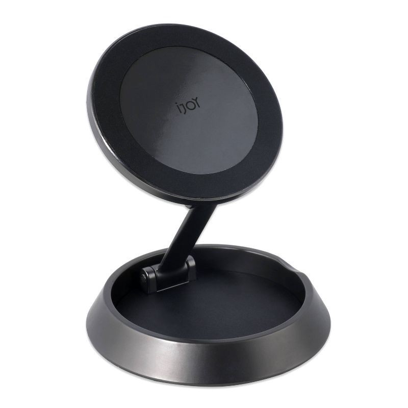 slide 1 of 5, iJoy Flex Mag Foldable Magnetic Phone Universal Mount - Silver, 1 ct