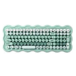 IJoy Wavy Keyboard - Green: ABS Material, Slim Design, Computer Accessory