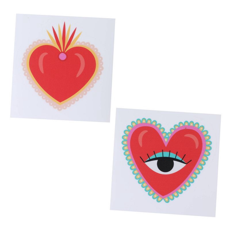 slide 1 of 3, IJoy Laptop Decal 2pk - Heart: PVC Self-Adhesive Computer Accessories, 2 ct
