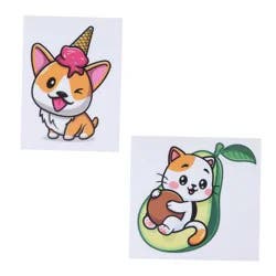 iJoy 2pk Laptop Decal - Cat and Dog