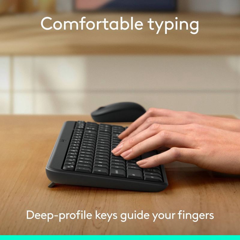 slide 4 of 9, Logitech Bluetooth Compact Keyboard - Black, 1 ct