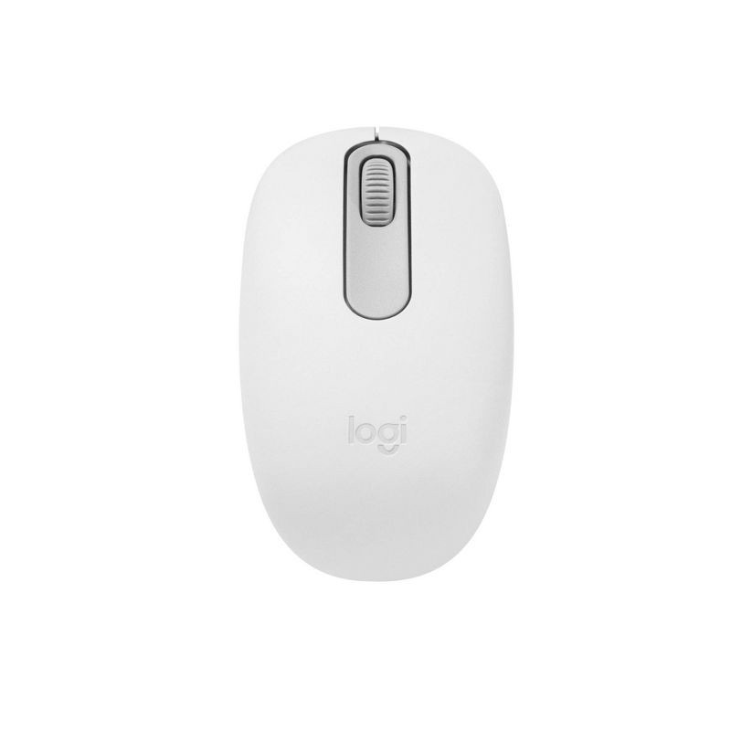 slide 1 of 10, Logitech M196 Bluetooth Mouse - White: Bluetooth, Home Use, 1 ct