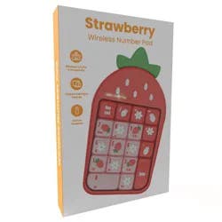 IJoy Novelty Number Keypad - Strawberry: Slim Design, ABS Material, Computer Keyboard Accessory