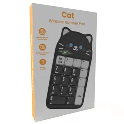 iJoy Wireless Molded Number Pad - Black Cat