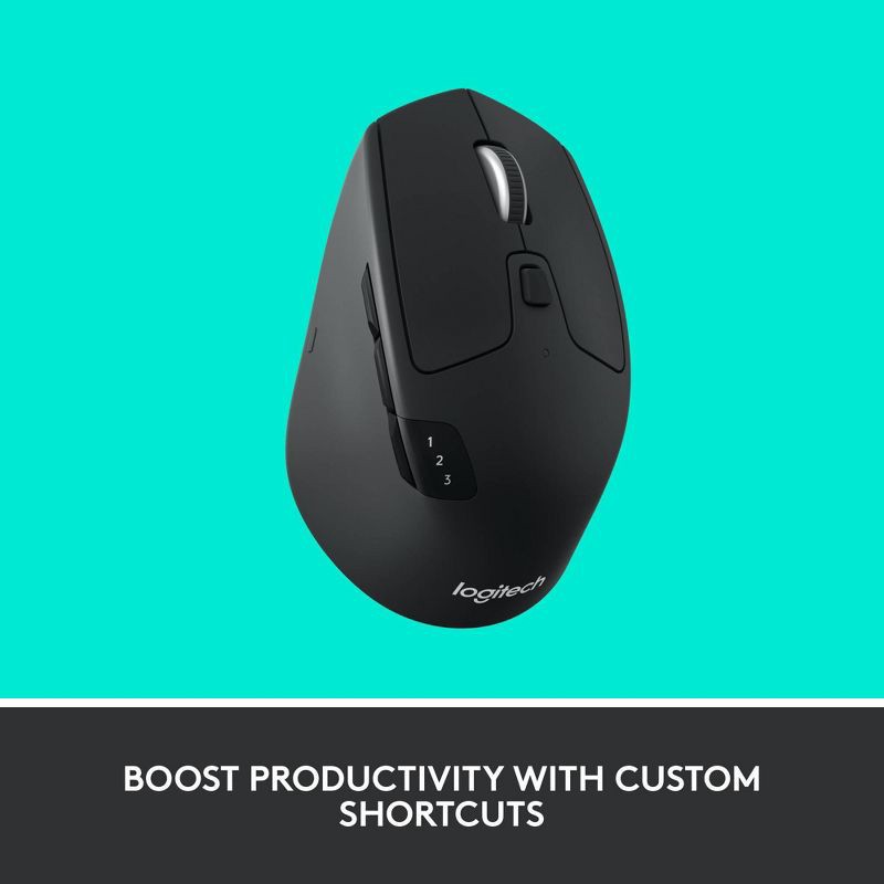 slide 3 of 11, Logitech USB-A Precision Mouse Pro: Wireless Bluetooth Connection for Home Use, 1 ct