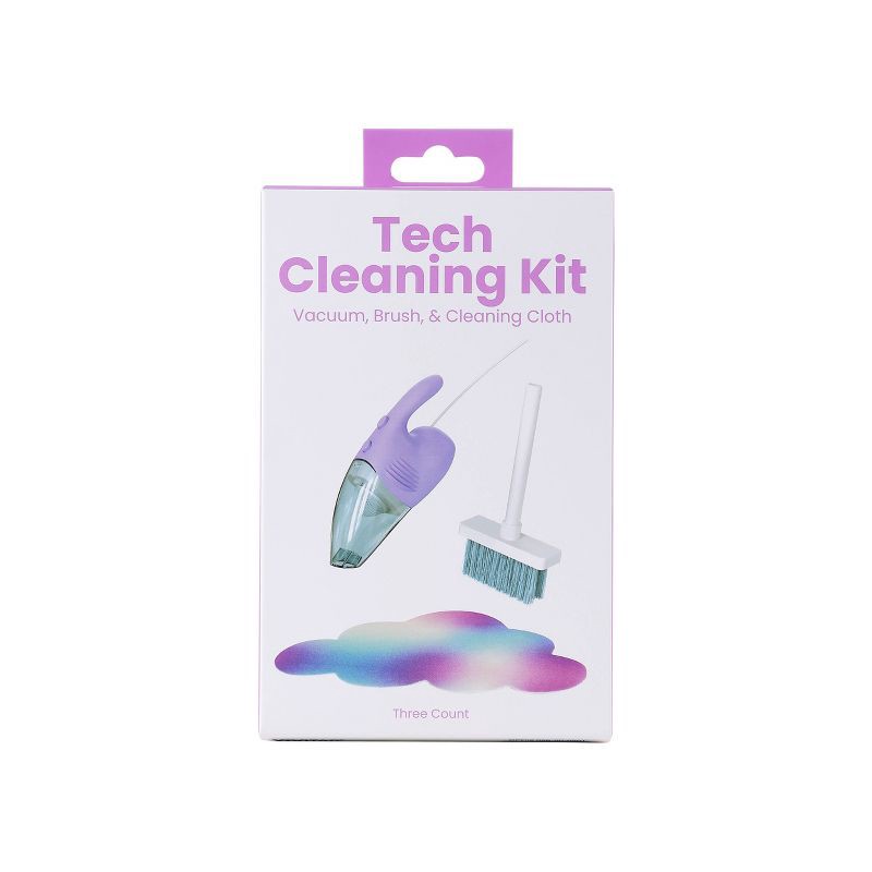 slide 1 of 7, Vivitar Tech Clean Kit - Assorted Purple, 1 ct