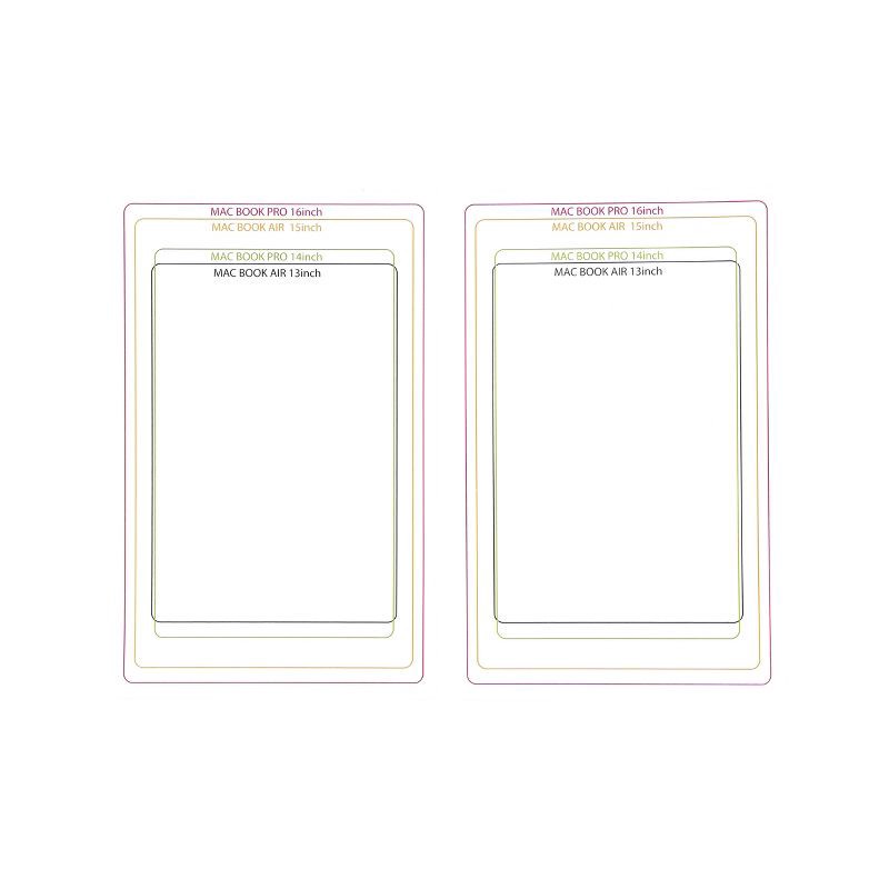 slide 7 of 7, Vivitar Track Pad Stickers 2pk - Assorted Purple, 2 ct