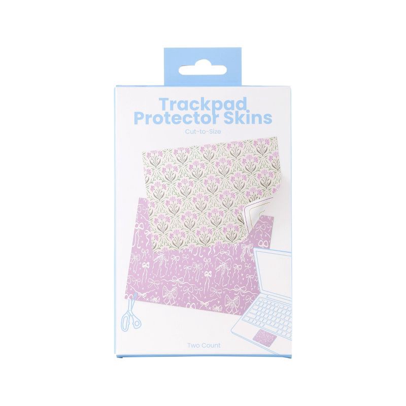 slide 1 of 7, Vivitar Track Pad Stickers 2pk - Assorted Purple, 2 ct