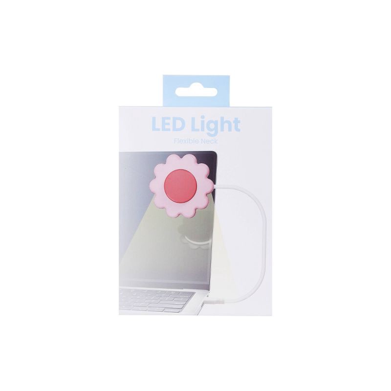slide 1 of 7, Vivitar USB Light - Flower Light Pink, 1 ct