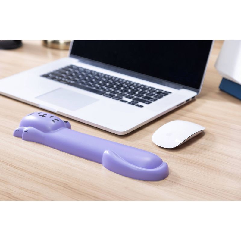 slide 2 of 8, Vivitar Cat Wrist Rest - Light Purple, 1 ct