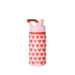 Simple Modern 14oz Summit Sweetheart Water Bottle Light Pink/Red
