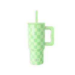 Simple Modern 24oz Trek Checkmate Lidded Tumbler Green Apple