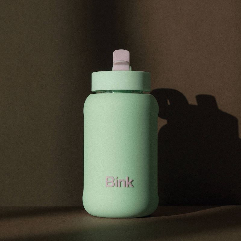 slide 5 of 5, Bink 10oz Kids' Water Bottle Flip Cap Sea Glass, 10 oz