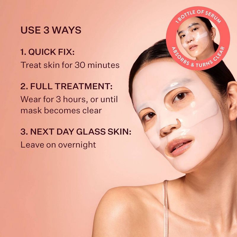 slide 3 of 8, Peach & Lily Glass Skin Ginseng Collagen Mask Single - Ulta Beauty, 1 ct