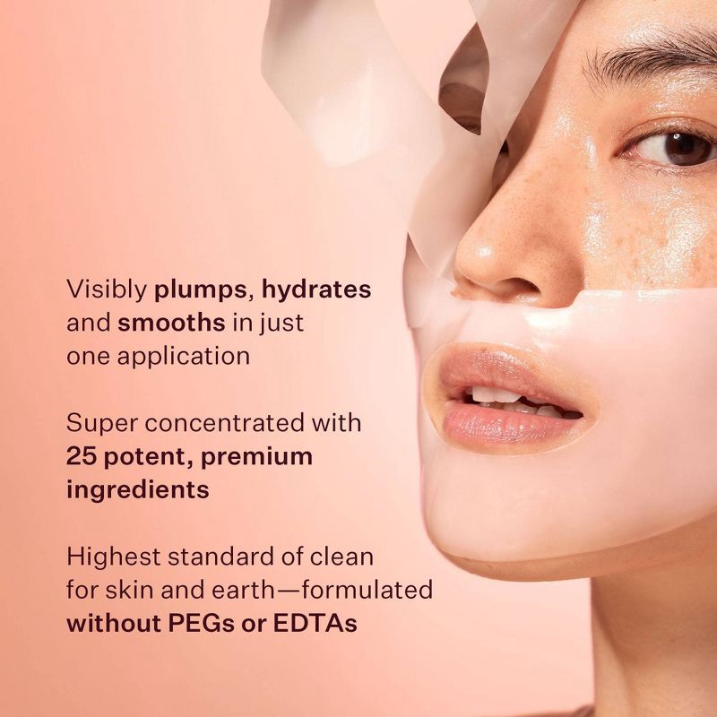 slide 7 of 8, Peach & Lily Glass Skin Ginseng Collagen Mask Single - Ulta Beauty, 1 ct