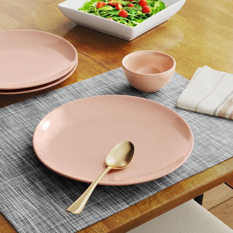 slide 2 of 3, 10.5" New Modern Coupe Dinner Plate Rose - Threshold™, 1 ct